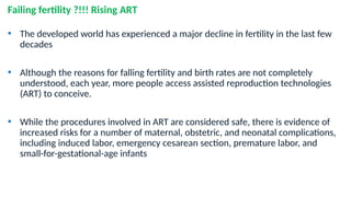 Fertility following infertility management | PPTX
