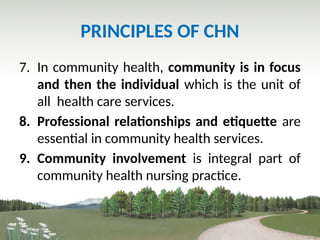 1.4 Principles of Community Health Nurse | PPTX