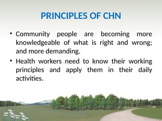1.4 Principles of Community Health Nurse | PPTX
