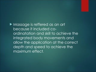 1.MASSAGE INTRODUCTION for 3rd year BNYS | PPTX