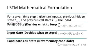 LSTM Architecture , Algorithms, Advantages & Limitations | PPTX