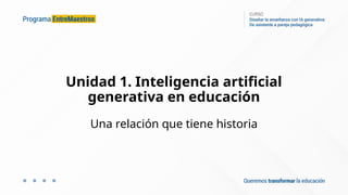 La Inteligencia Artificial Generativa en la Educación: Historia ...