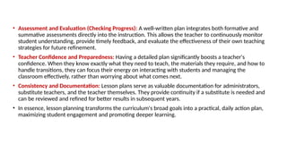 Lesson plan is essentially a roadmap for a learning session. | PPTX