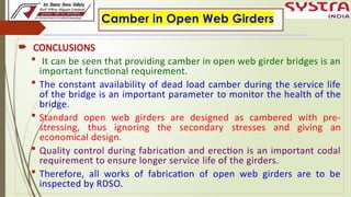 1.Camber Measurement, Method & procedure and Loss of Camber in Open web ...
