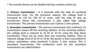 Comprehensive Overview of Electrical Power Transmission Systems and ...