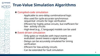 Value Simulation Tool 1.4_Fault_Simulation in vlsi testing and testability | PPTX