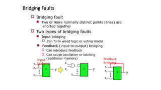1.3_Types of Fault Modeling in vlsi ciruits | PPTX