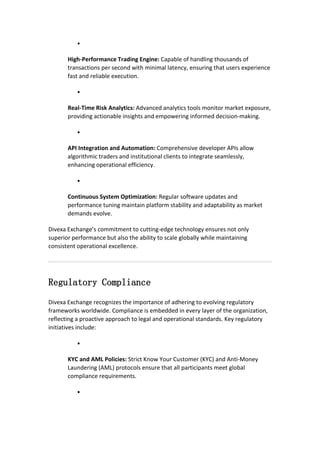 Divexa Exchange: An Analytical Assessment of Its Structural Legitimacy ...