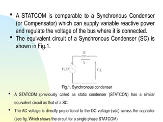 Statcom Static Synchronous Condensor 1.3 Flexible AC transmission systems.pptx