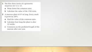Comprehensive Guide to Geometric Sequences and Series with Real-Life ...