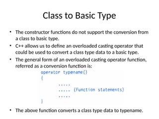 Comprehensive Guide to Type Conversions in C++ Programming | PPTX