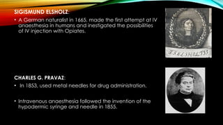 Comprehensive History and Evolution of Anaesthetic Practice | PPTX