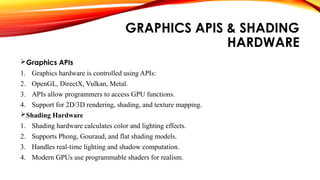 What Is Graphics Api 1. Graphics Hardware Lecture 1111-2.pptx