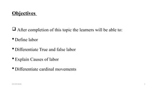 Comprehensive Overview of Normal Labor: Physiology, Mechanisms, and ...