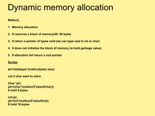 Array Dynamic Memory Allocation Comprehensive Guide to Data Structures and Dynamic Arrays in C ...