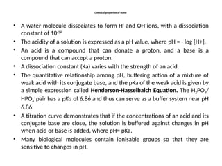 Comprehensive Overview of Water's Structure, Properties, and Biological ...