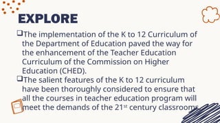 Integrating Technology in K to 12 Teaching and Learning Framework | PPTX