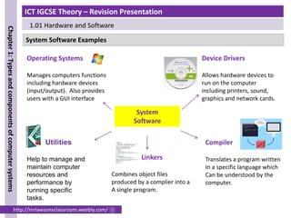 Components of hardware and software notes | PDF
