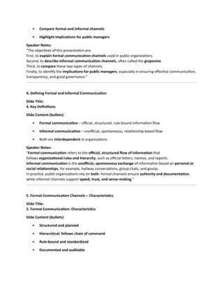Effective Communication in Public Administration: Formal and Informal ...