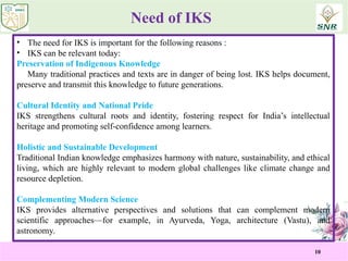 Comprehensive Overview of Indian Knowledge System and Vedic Corpus | PPTX