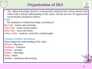 Comprehensive Overview of Indian Knowledge System and Vedic Corpus | PPTX