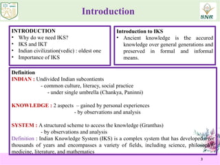Comprehensive Overview of Indian Knowledge System and Vedic Corpus | PPTX