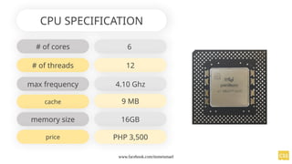 Comprehensive Guide to Computer System Specifications and Purchasing ...