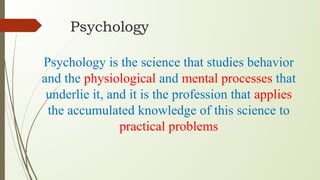 Understanding Psychology: Science, Methods, and Distinguishing Facts ...
