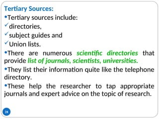 Sunject Directory Comprehensive Overview of Research Types and Legal Research Systems | PPT