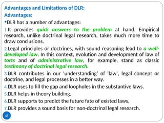 Comprehensive Overview of Research Types and Legal Research Systems | PPT
