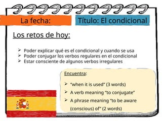 Comprehensive Guide to Spanish Conditional Tense: Usage, Conjugation ...