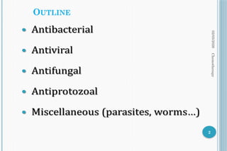 Comprehensive Overview of Chemotherapy and Antimicrobial Therapy ...