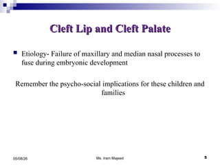 Comprehensive Nursing Care for Children with Cleft Lip and Palate | PPT