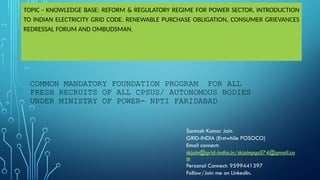 Comprehensive Overview of Indian Electricity Grid Code 2023 and Power ...