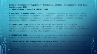 Comprehensive Overview of Indian Electricity Grid Code 2023 and Power ...