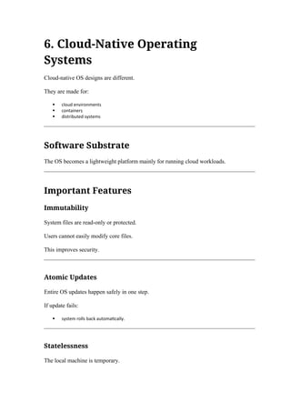 Understanding Cloud Computing and Cloud-Native Operating Systems ...