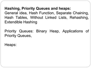 Comprehensive Guide to Hashing, Priority Queues, and Heaps in Data ...