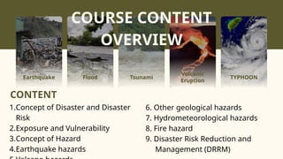 Comprehensive Disaster Readiness and Risk Reduction Education for ...