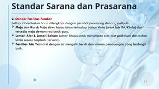 Pengenalan Laboratorium: Laboratorium sebagai wahana belajar | PPTX
