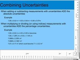Reporting Results To a scientist, the number of significant figures quoted in an answer indicates the precision of that answer. Example A value quoted as 5 kJ (1sf) suggests an answer between 4500J and 5500J.  i.e. a range of 1000J or 1kJ 