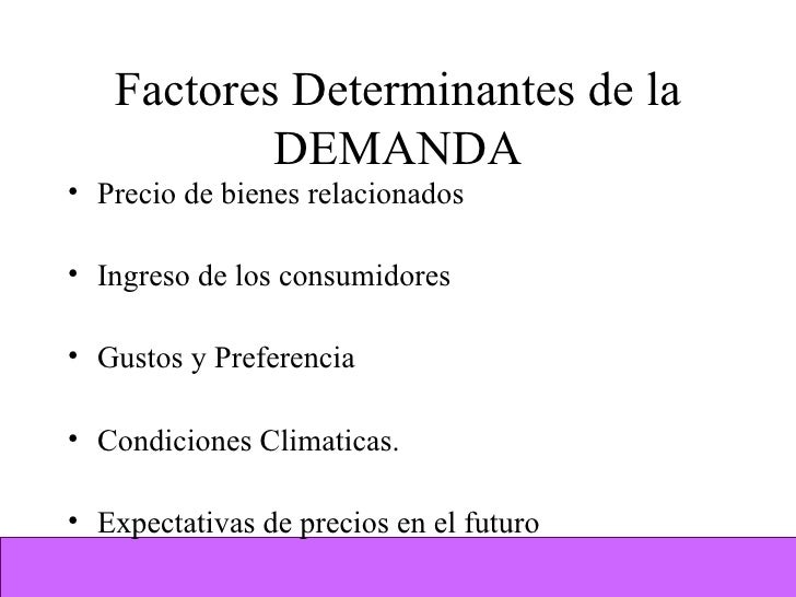 Demanda Elasticidad