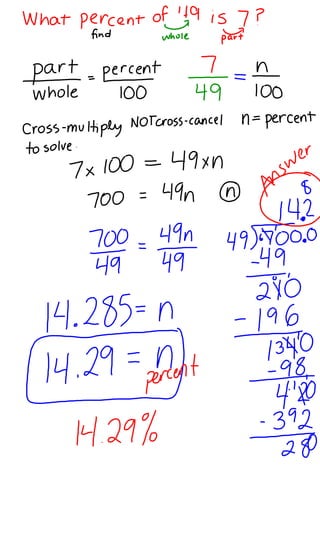 1 2 c algebra percent proportion and equation