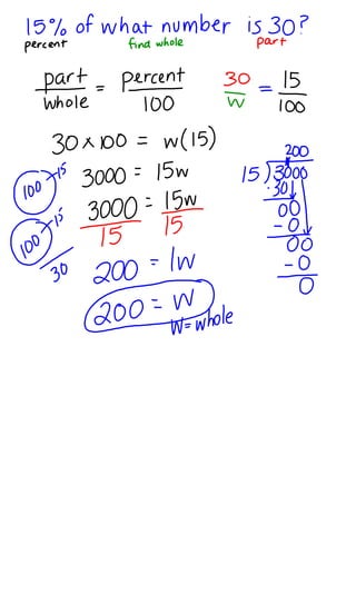 1 2 c algebra percent proportion and equation