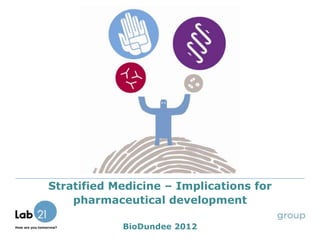 Stratified Medicine – Implications for
    pharmaceutical development

            BioDundee 2012
 