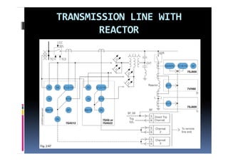 TRANSMISSION LINE WITH 
       REACTOR
 