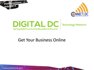 Get Your Business Online
 