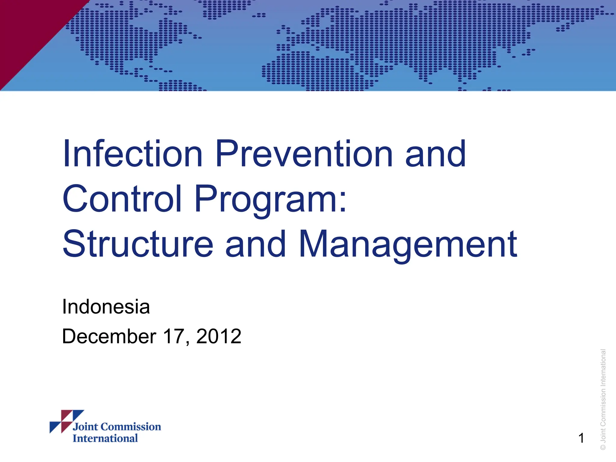 infection prevention and control program, structure and management | PPT