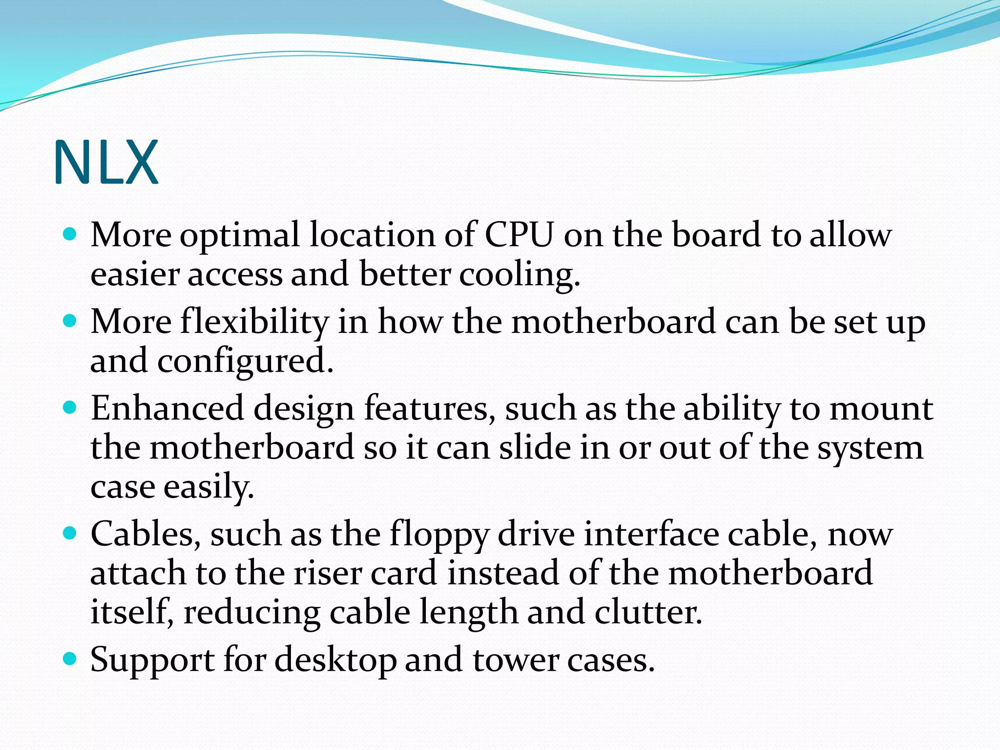 Mini-ATX"Mini ATX“ slightly smaller than ATX specification.It use same ATX form factor power supplies and cases.Main difference is in their size.Its size is 11.2"x8.2“.Dimensions, and the placement of mounting holes.It is mainly intended for mini-PCs.