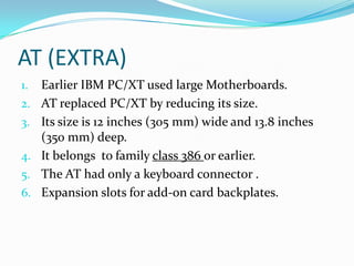 1.2 motherboard form factor | PPTX