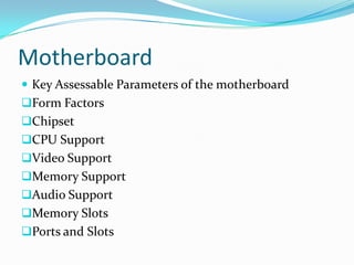 1.2 motherboard form factor | PPTX